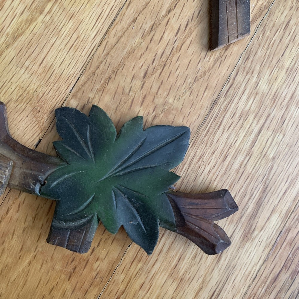 Vintage Bird Carving From Cuckoo Clock
