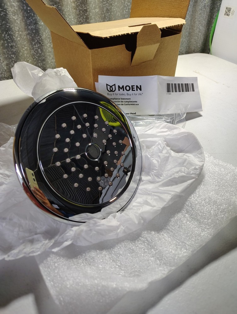 Moen S6335EP Chrome 6 1/2" Single Function Eco-Performance Shower Head