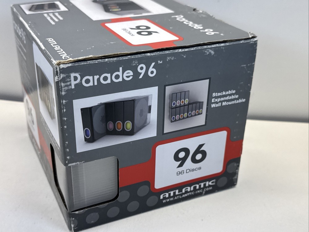 Atlantic Parade 96 CD/DVD/Games Disc Storage NEW