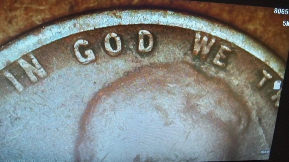 1923 S Lincoln Cent Wheat Cent Error Lamination