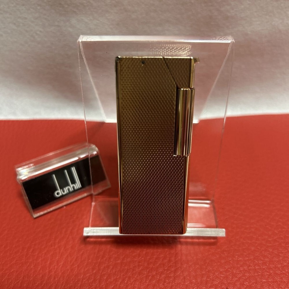 Overhauled Dunhill Rollagas lighter gold with box