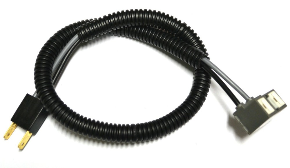 Extension Wire Ceramic A H7 Two Harness Head Light Low Beam Bulb Connector Plug