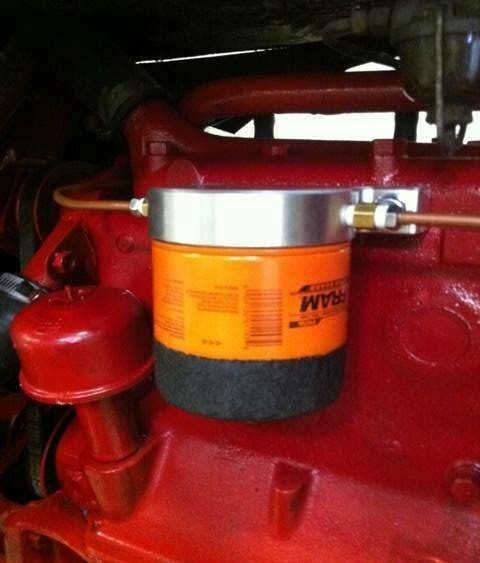 No-Mess Spin-On Oil Filter Adapter SET For Ford 9N 2N 8N tractor With Filter