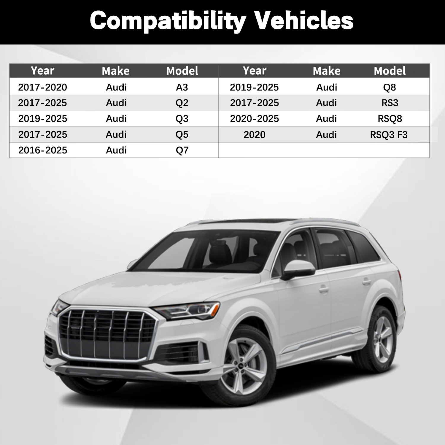 Rear Seat Armrest Cup Holder 4M0885995A For Audi Q2 Q3 Q5 Q7 SQ7 Q8 2016-2026