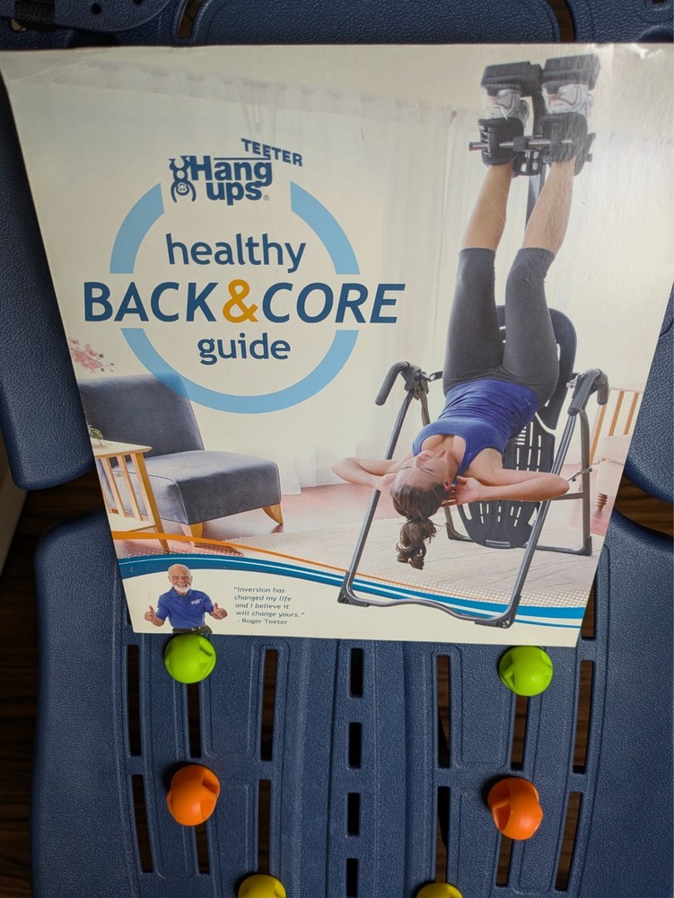 Teeter Hang UPS EP-560 Inversion Table With Back Pain Relief Kit