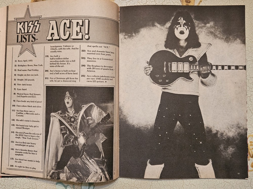 KISS TEEN MACHINE KISS STRIKES BACK MAGAZINE 1981 SIMMONS, FREHLEY, STANLEY