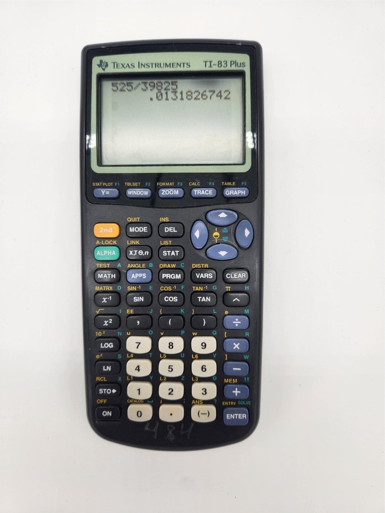 Texas Instruments TI-83 Plus Graphing Calculator with Cover