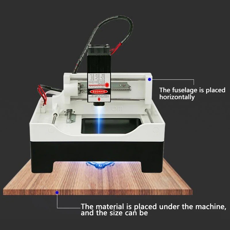 220V Small Metal Laser Engraving Machine Mini Laser Engraving Machine