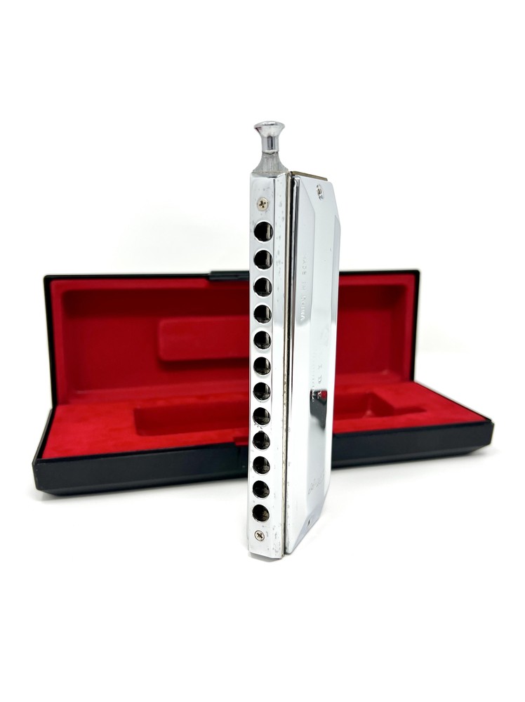 STAGG Model BJH-C48 12 Hole Slide Chromatic Harmonica in C major _ PreOwned
