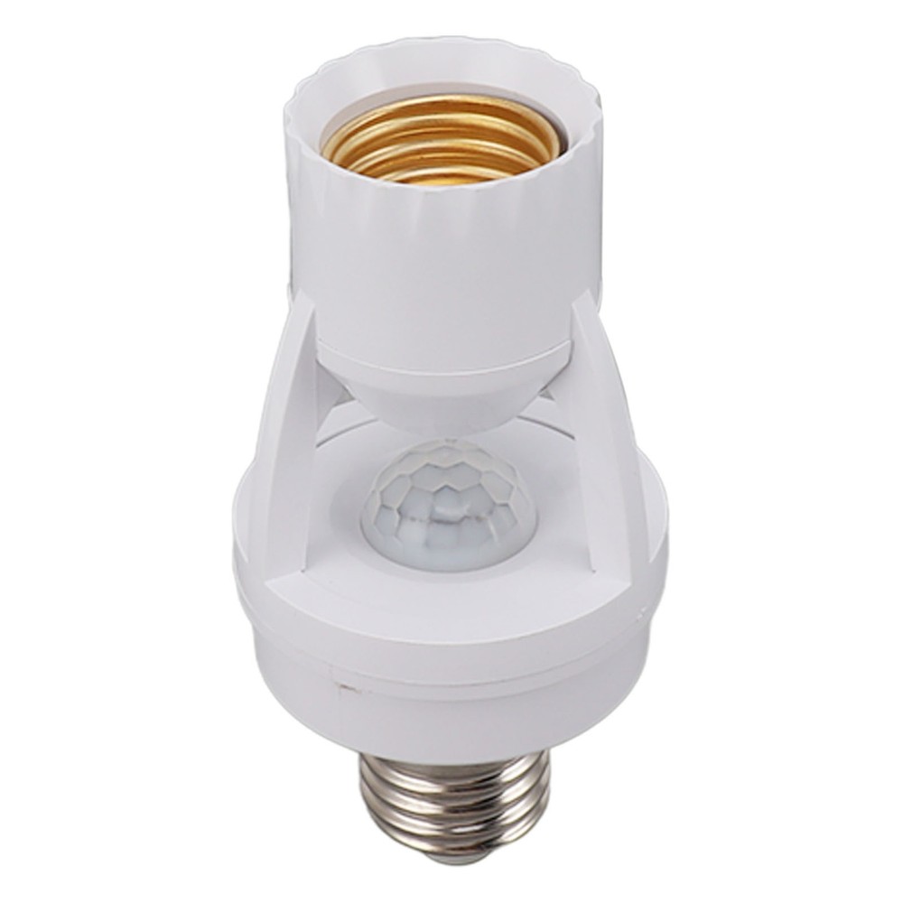 Motion Sensor Light Socket Automatic Nighttime On Off For Basement