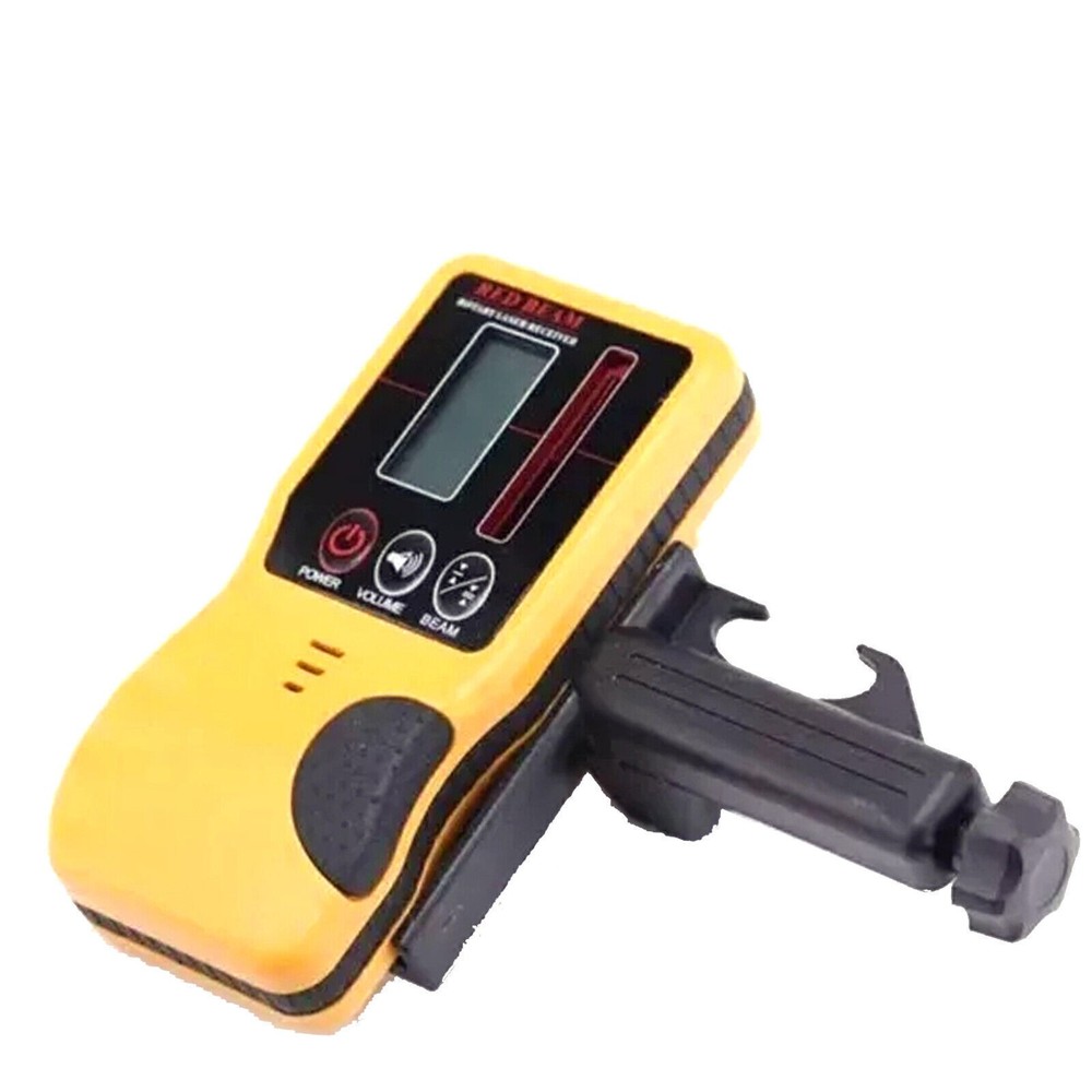 New Universal Rotary Red Laser Beam Receiver Dual Display Detector