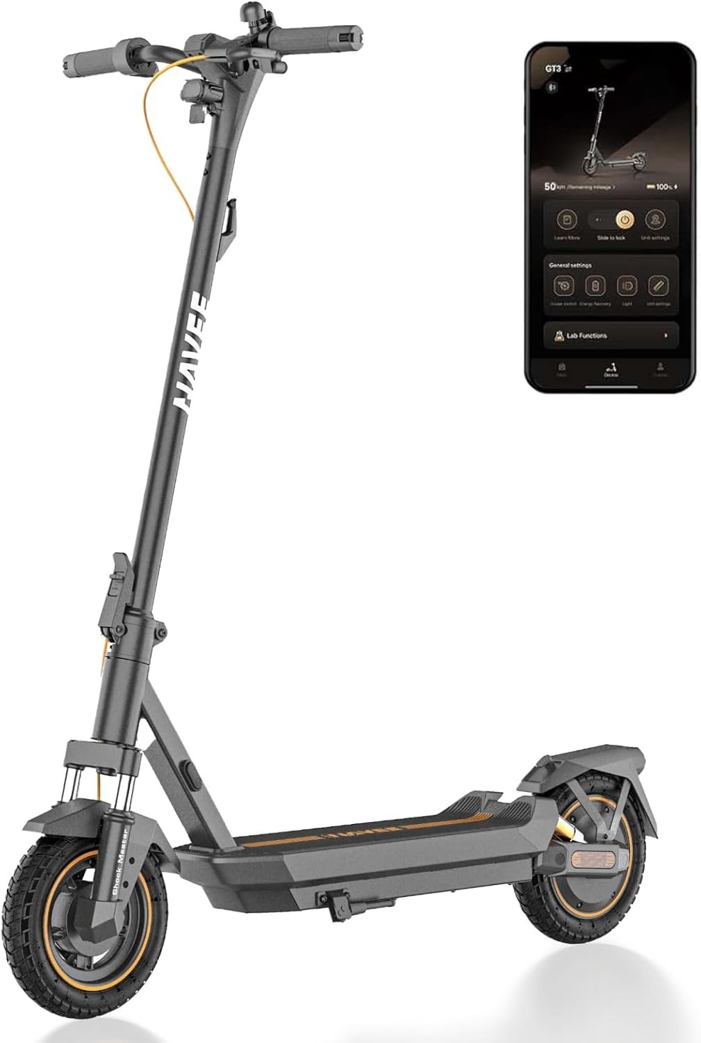 NAVEE GT3 Electric Scooter for Adults, 20MPH, 31 Miles Range,10" Tires, Commuter