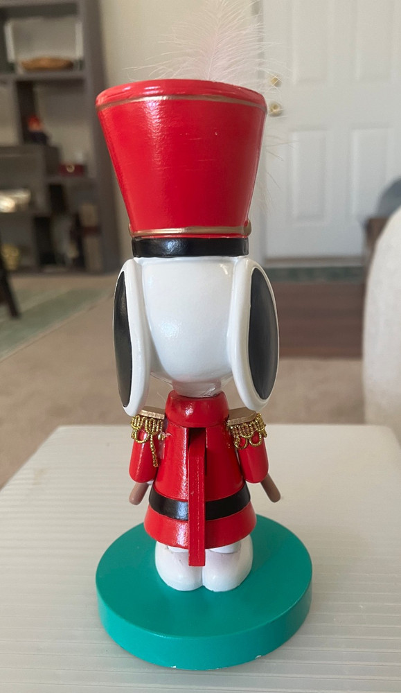Peanuts Snoopy the Drummer Christmas Nutcracker Kurt S Adler 8.5”