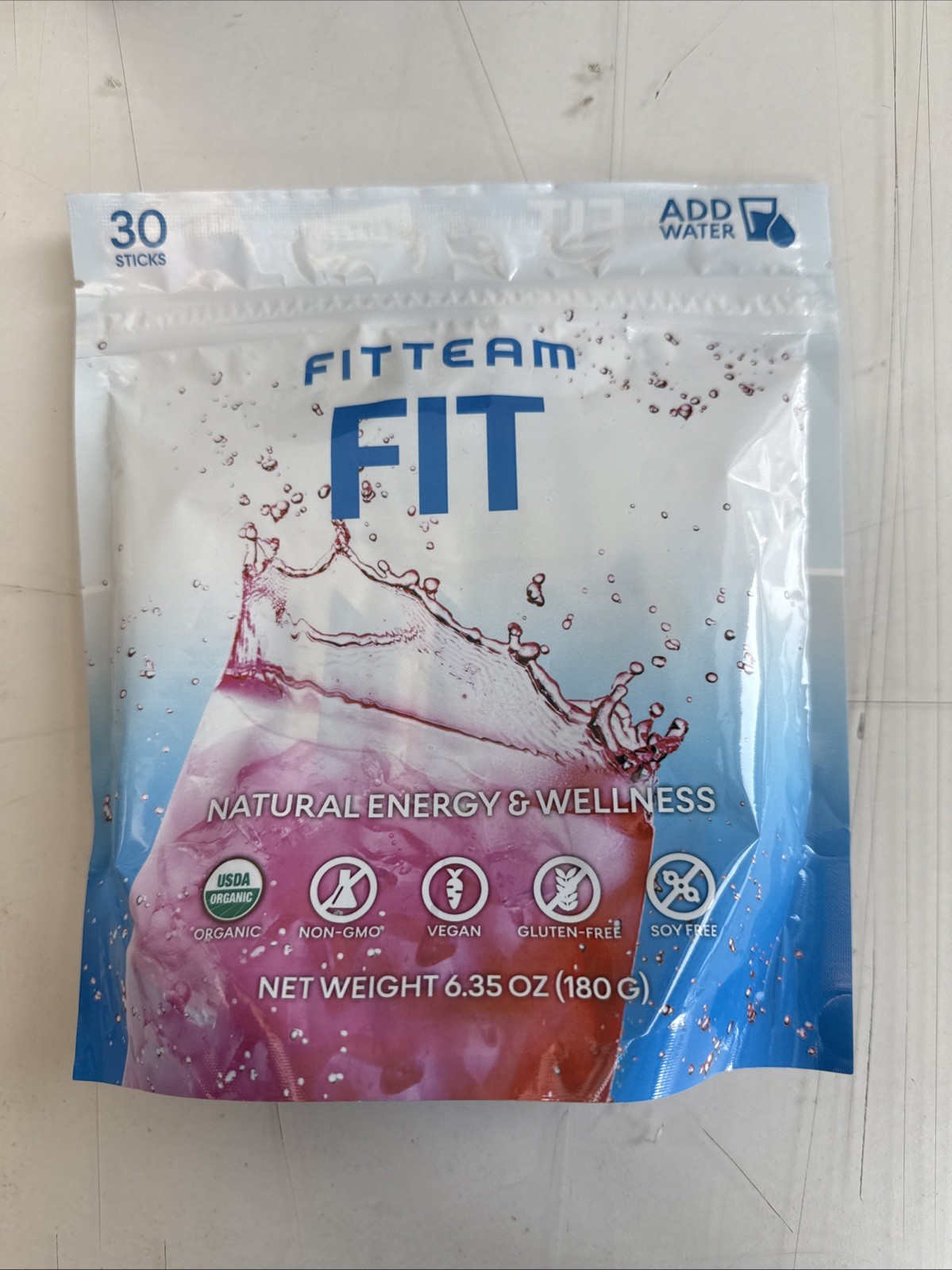 Fit Team Fit Energy Weight Loss Drink Original Authentic Authorized Seller 30 ct