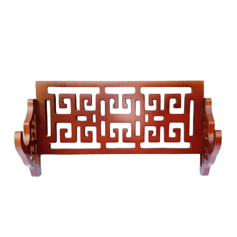 Wall Mount Samurai Sword Katana Holder Stand Bracket Bamboo Assembly Sword Rack