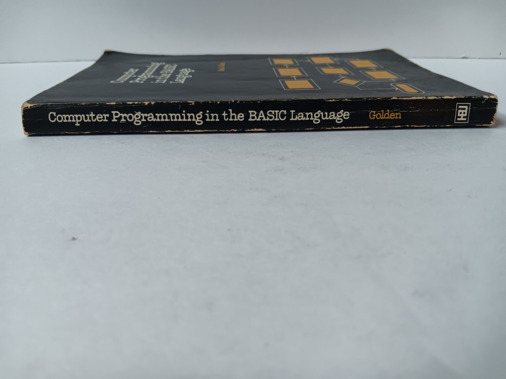 Computer Programming In The BASIC Language Softcoverbook Neal Golden Ex Library