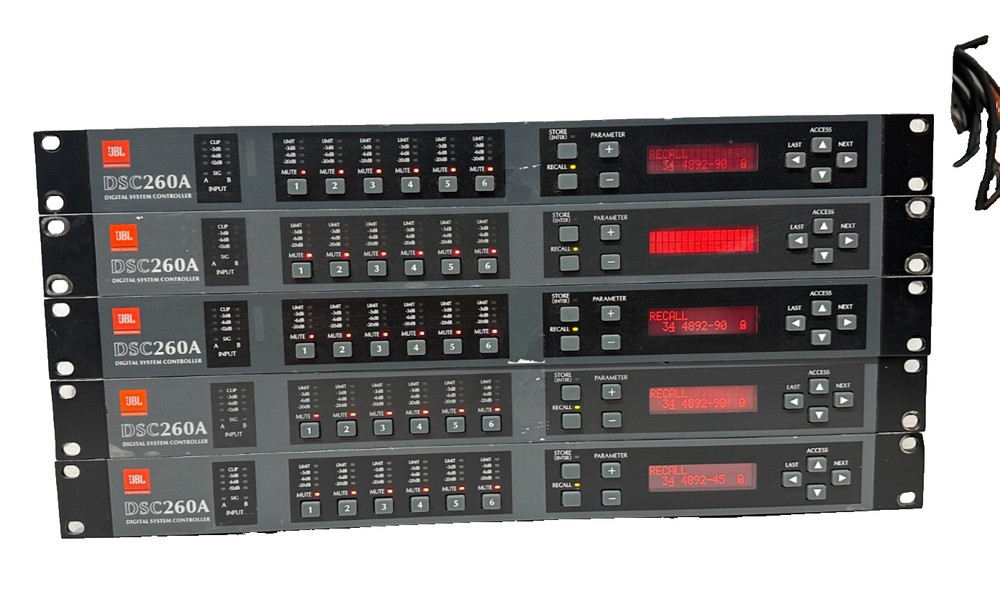 JBL DSC260 Digital System Controller Processor 2 in 6 out #7015 (ONE)THS
