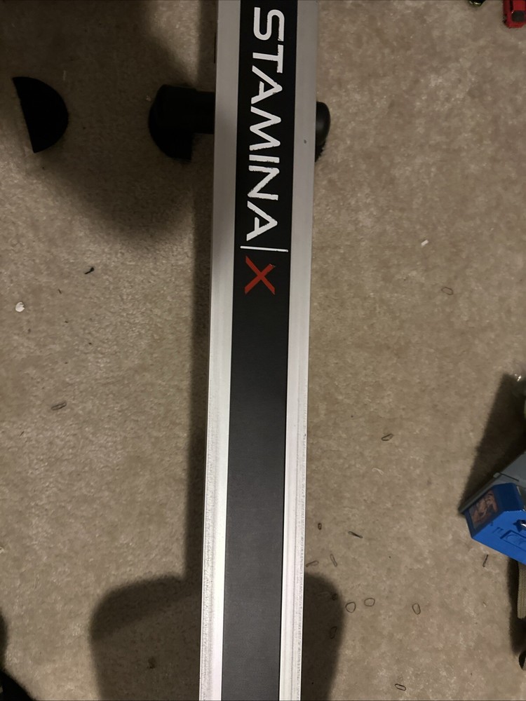 Stamina X 8-Level Magnetic Rowing Machine - Red (LIGHTLY USED)