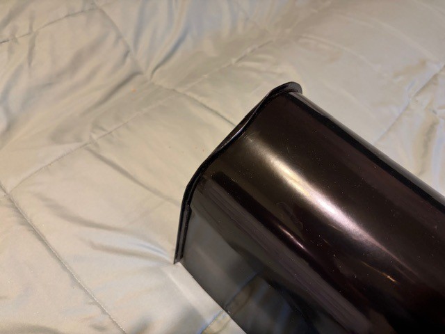 Black Stainless Steel Mailbox with mounting posts