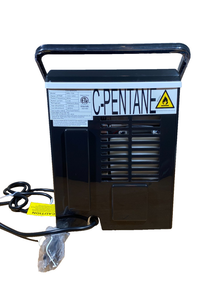 Countertop Ice Maker Machine 26lb Capacity with Handle Model WBJ-10A