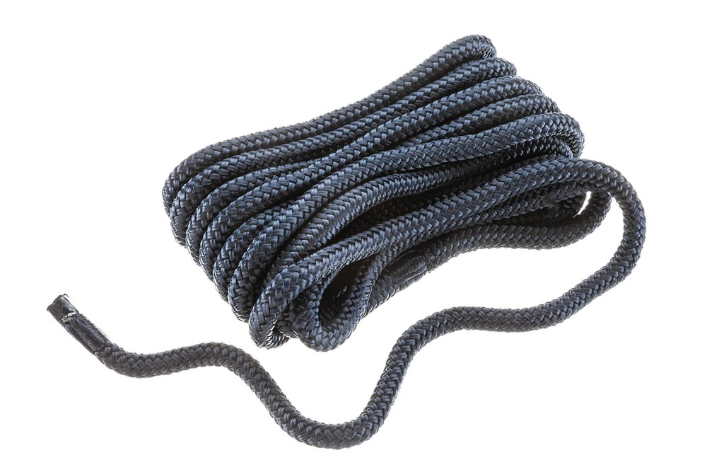 Seachoice 39841 Double Braid Nylon Dock Line 3/8" x 20' Navy