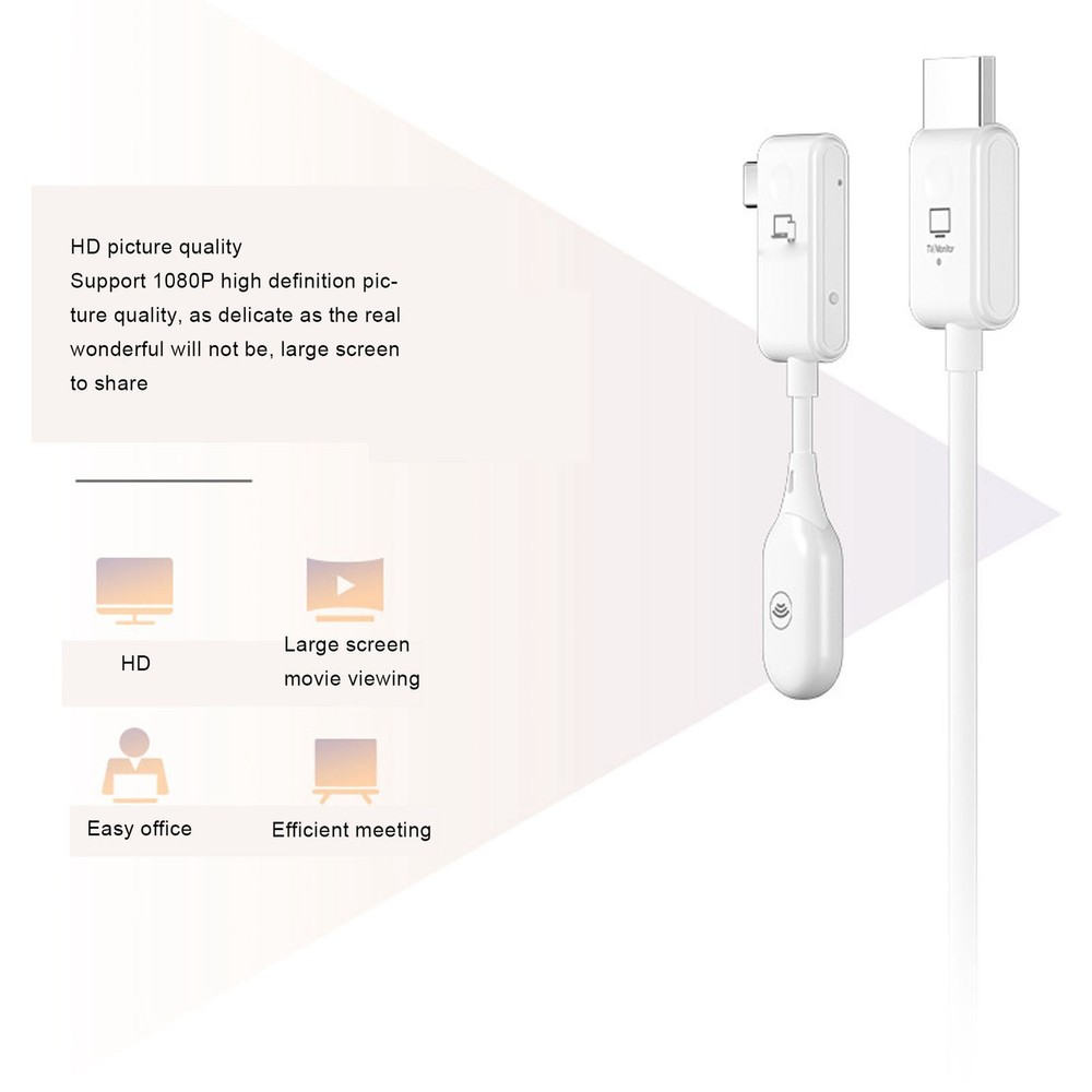 Wireless HD Multimedia Interface Transmitter Receiver Portable Plug And Play