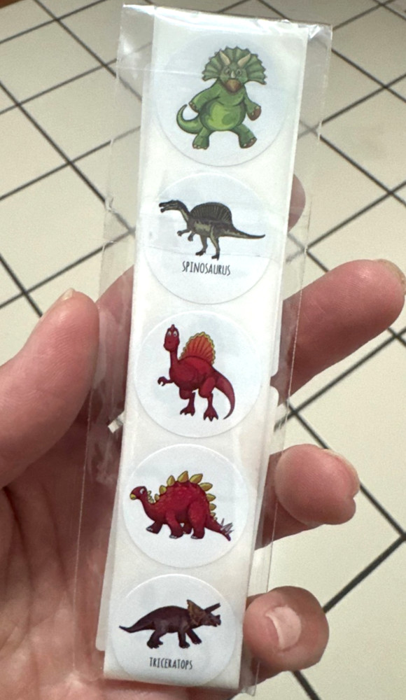 100 Dinosaurs Stickers for Laptops and Notebooks