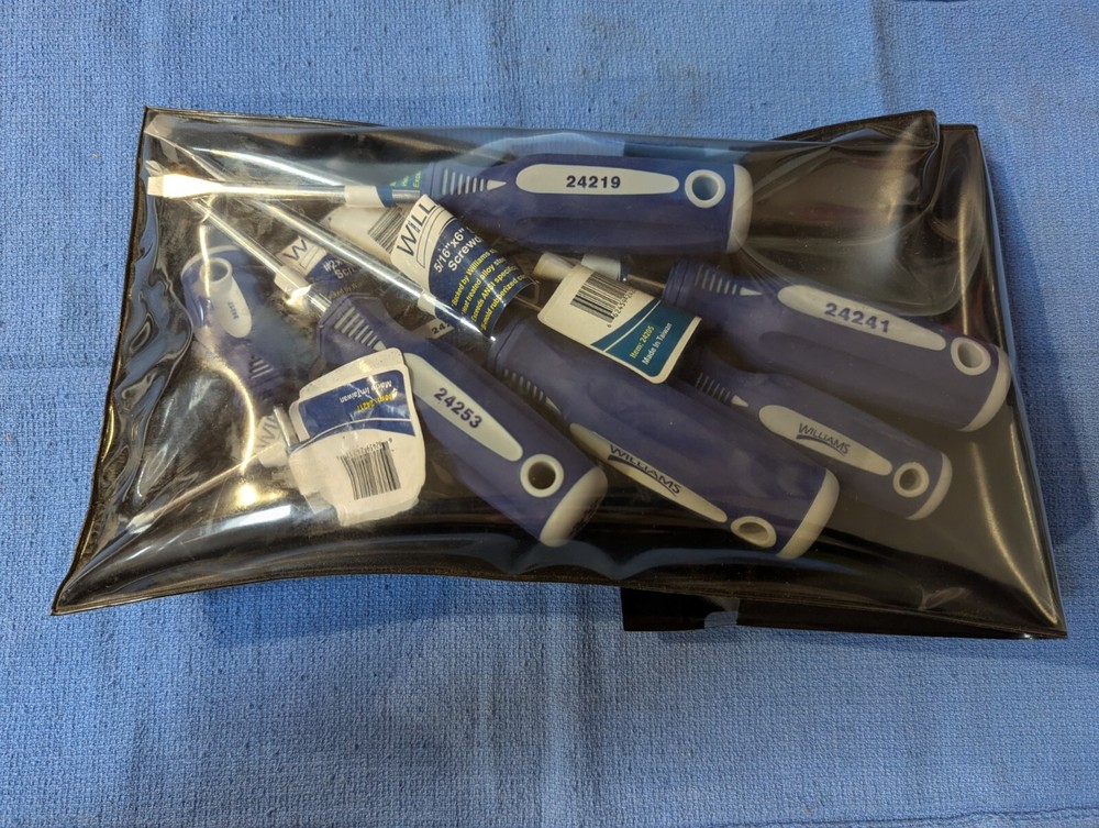 WILLIAMS 24006 8 PC SCREWDRIVER SET