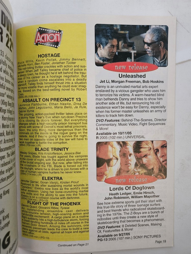 TapeTalk Publication Video Store Brochure