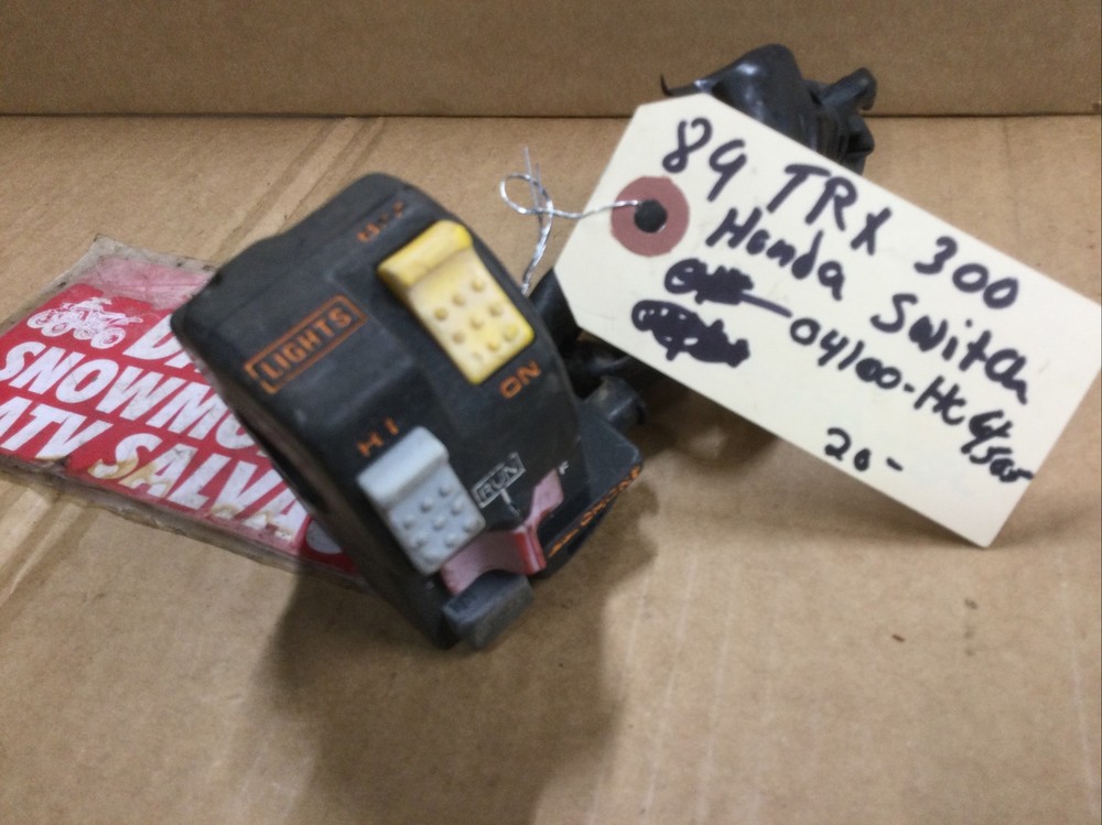 Switch Engine & Light Controls # 04100-HC4-505 Honda 1989 TRX 300 ATV