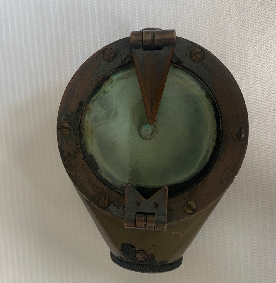 Vintage RARE Marching Compass MarkVII Model E U.S.E.D Sperrygyroscope Co NY