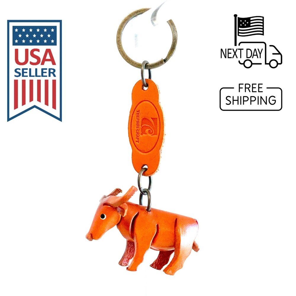 BUFFALO Handmade Leather Keyring