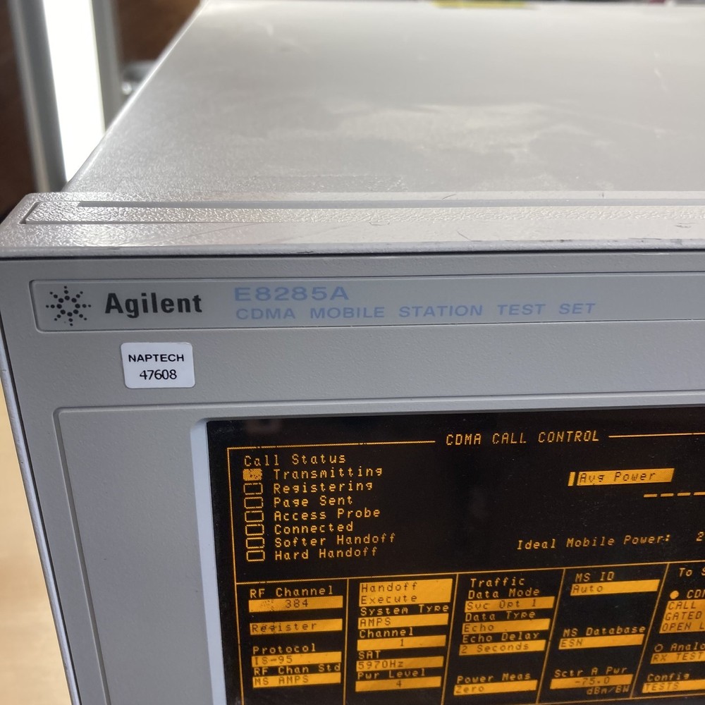 Agilent E8285A CDMA Mobile Station Test Set Not Working Error 0040