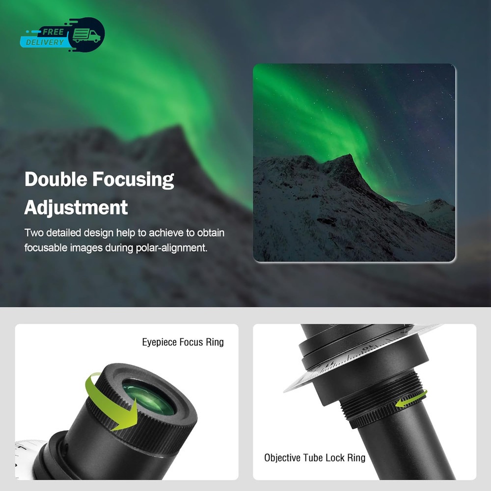 Polar Alignment Scope for EQ-5 Quickly and Easily Align Your Equatorial Mount