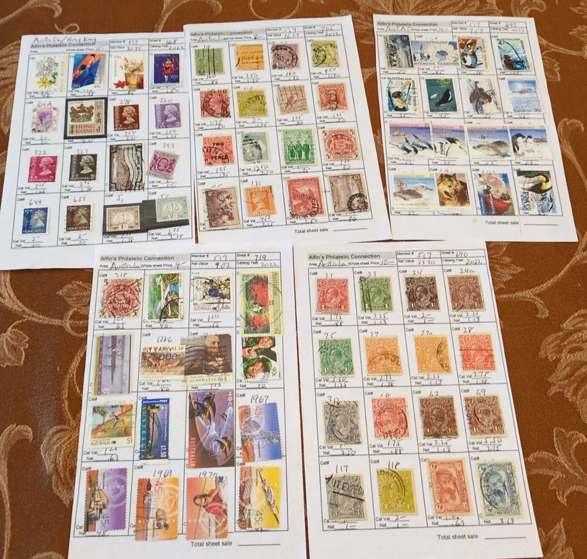 APC W6101 Australia on cicuit sheets over $150 scv all identified