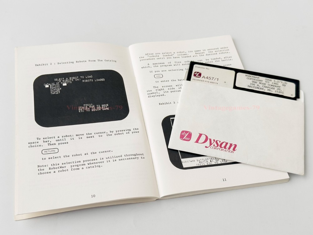 Robotwar - MUSE Software - 1981 / Apple II