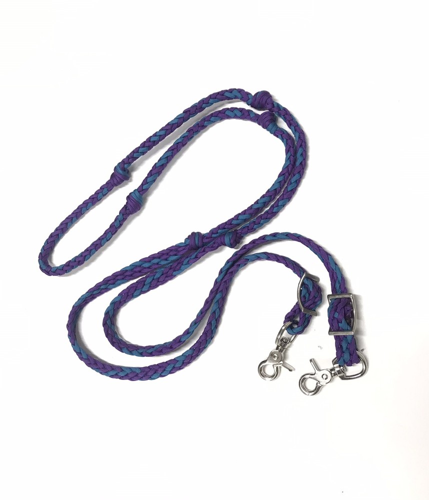 Barrel Reins With Grip Knots