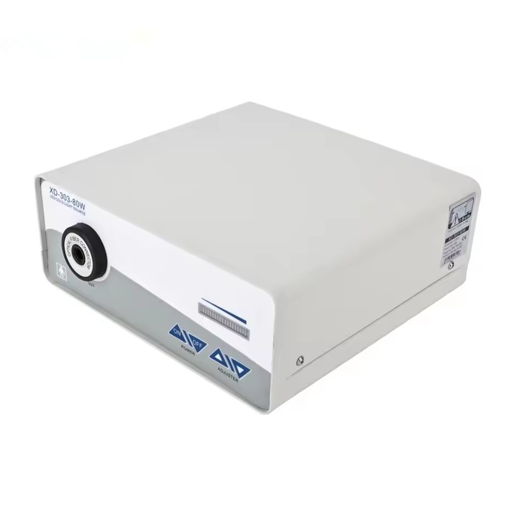 80W LED Medical Cold Light Source for Endoscopy & Surgical Inspection