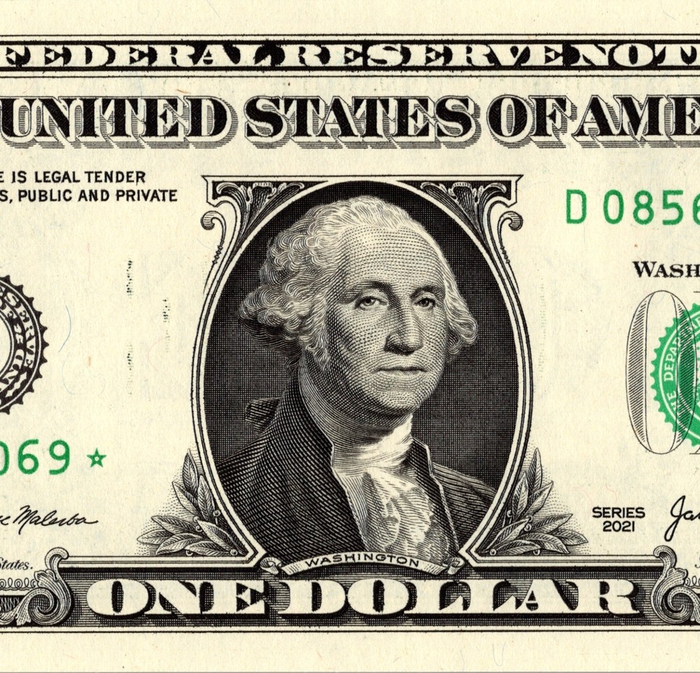 2021 D Star Note One Dollar Bill Regular Run Pack Note D08561069*