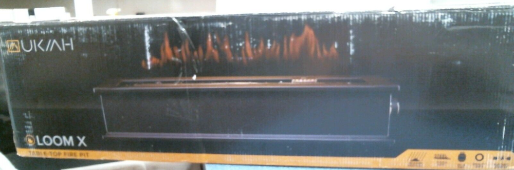 Ukiah Loom X Table-Top Fire Pit (TK-1015-LX) FS