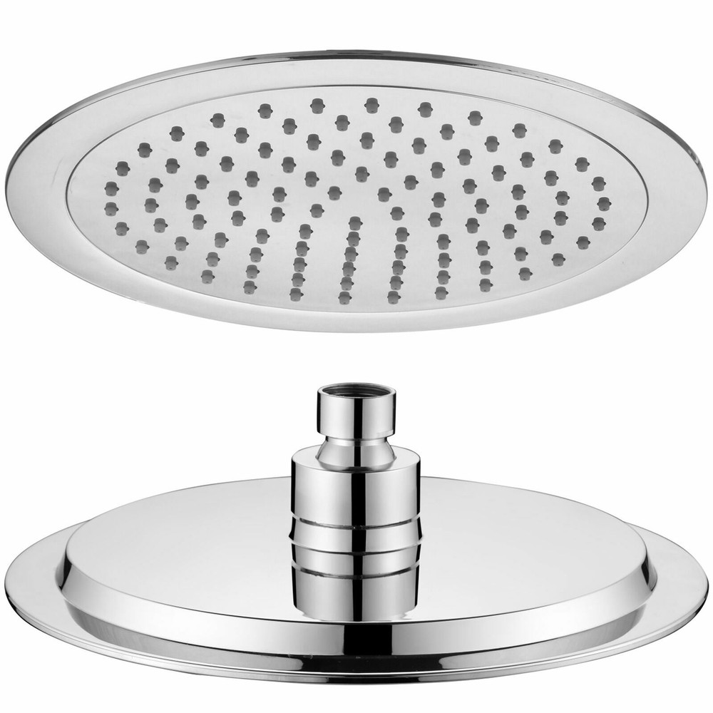 Razor Mega Size 9 Inch Rainfall Shower Head Chrome Face