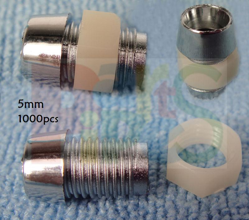 250pcs 5mm Plastic ABS LED Bezel Holder Panel Display