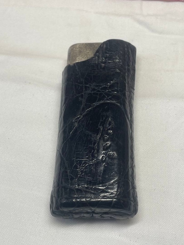 Cartier Silver Oval Gas Lighter Used Authentic Good Condition
