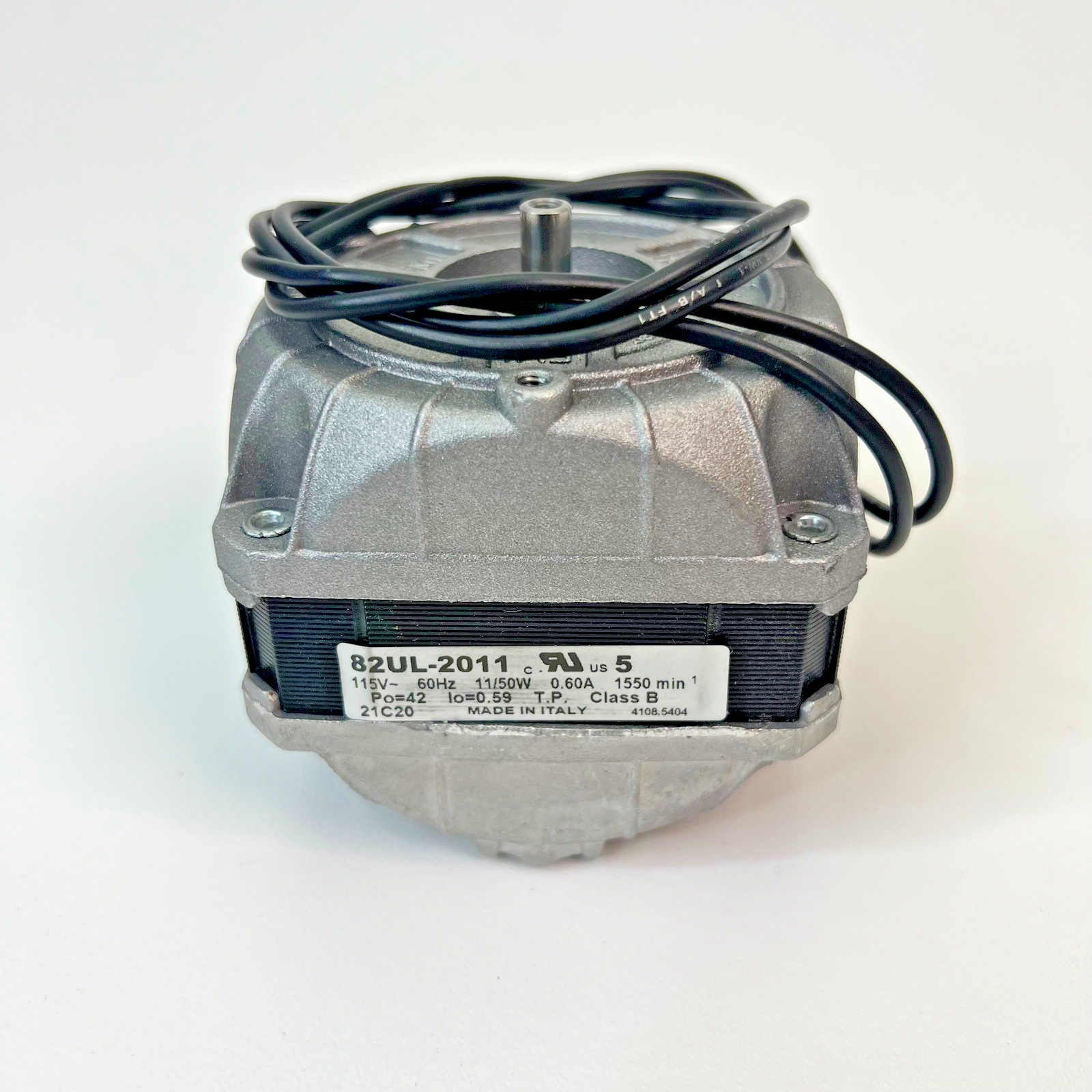 EMI EURO MOTORS 82UL-2011 Motor 115V 60Hz 0.60A 1550 RPM Made in Italy