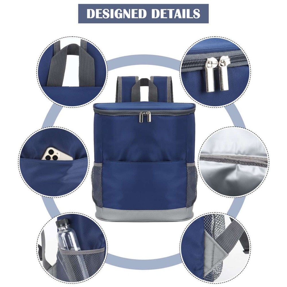 Backpack Cooler Leakproof Insulated Waterproof Backpack Cooler Bag, Lightweight