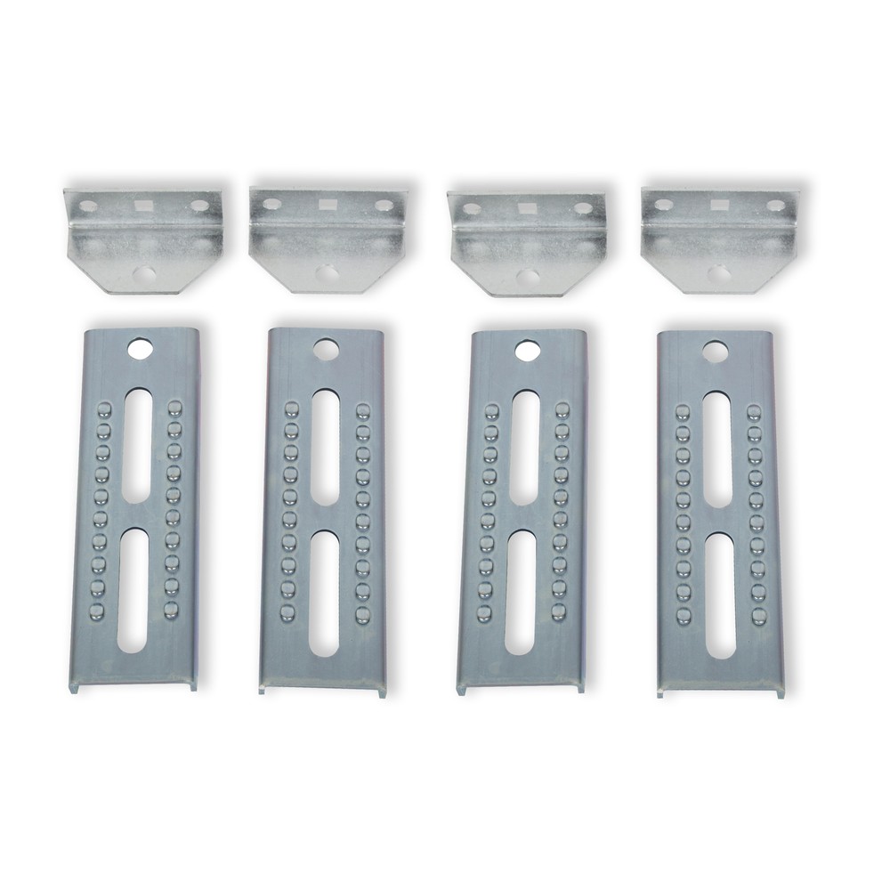 4× 8" Galvanized Swivel Top Bunk Bracket Adjustable Boat Trailer 3x3