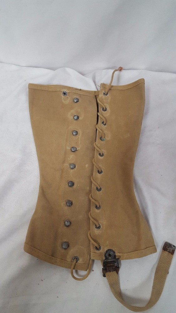 #1 WWII Canvas Boot Spat Size 6, There's Only one