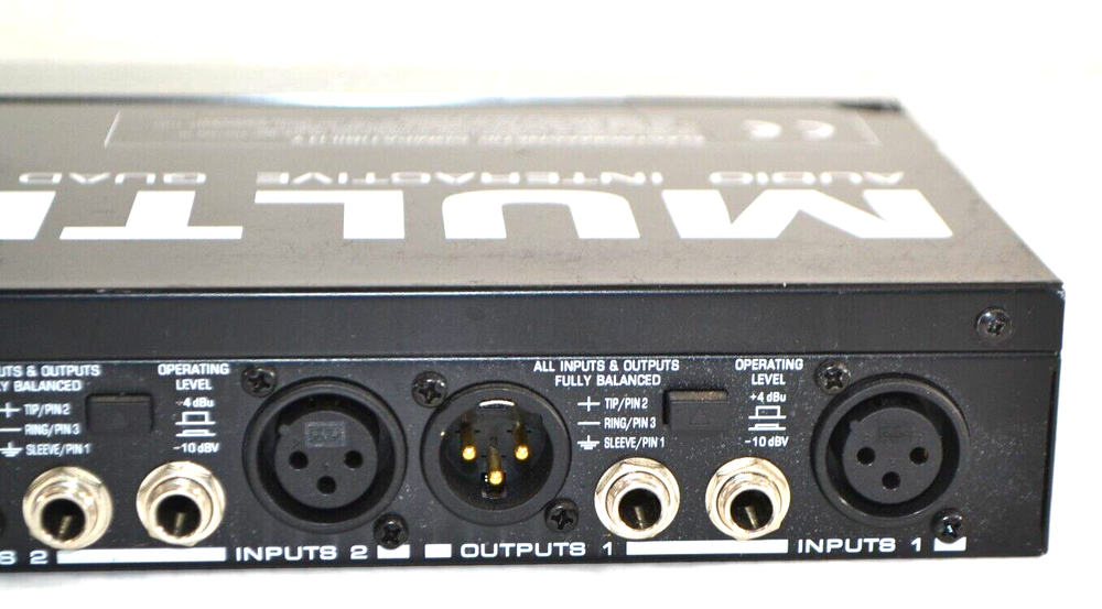 MULTICOM PRO BEHRINGER Audio Interactive Quad Dynamics Processor Model MDX4400