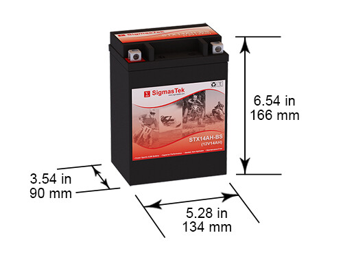 Deka ETX15 Battery (Replacement) (210CCA)