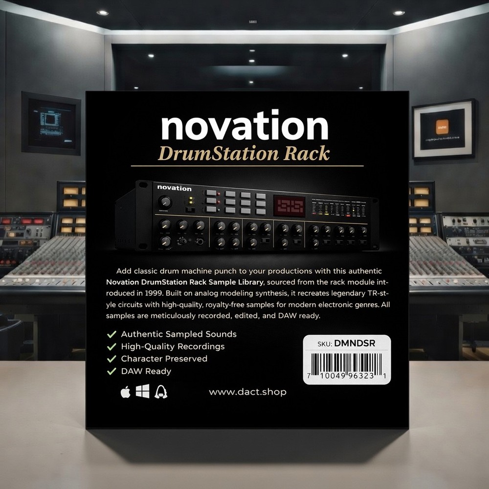 Novation DrumStation Rack Sample Library